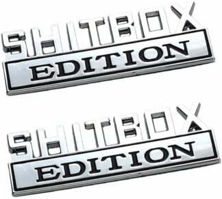 SHITBOX EDITION Truck Exterior Emblems Badge 3D Sticker