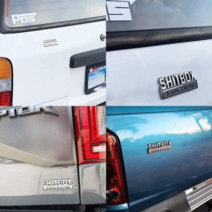 SHITBOX EDITION Truck Exterior Emblems Badge 3D Sticker - Image 2