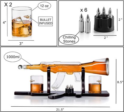 Whiskey Gun Decanter - Image 2